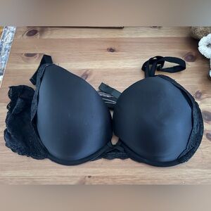 Victorias Secret Black Lace Push Bra